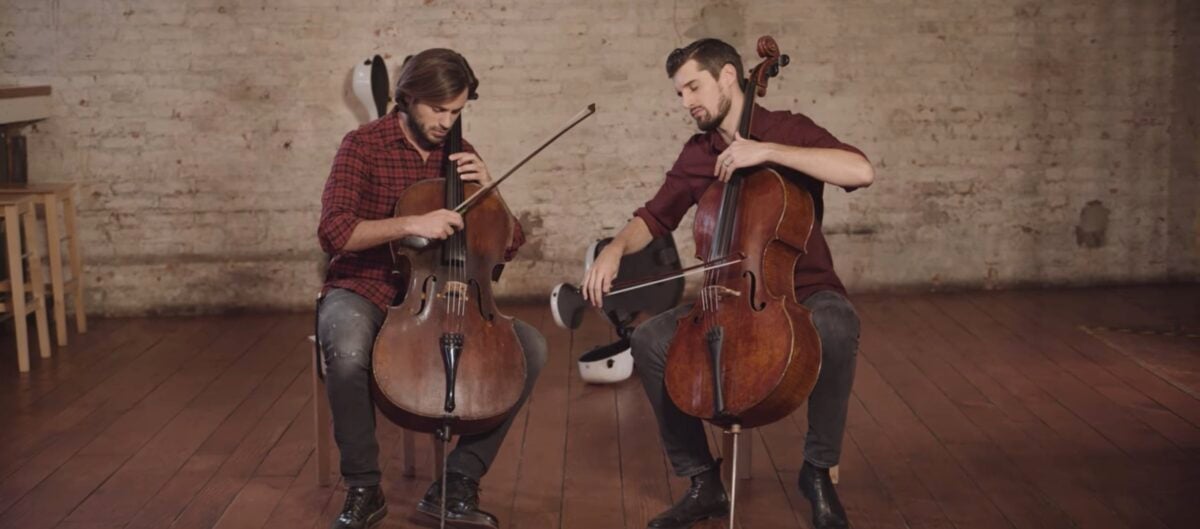 I 2Cellos suonano “Perfect” di Ed Sheeran