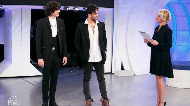 c’è posta per te 17 febbraio 2018 ermal meta fabrizio moro