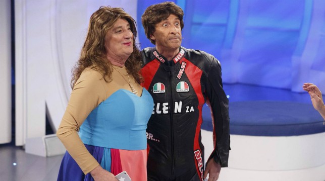 c’è posta per te ezio greggio ed enzo iacchetti imitazione belen iannone
