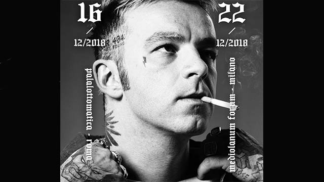 Salmo annuncia due date evento per il Live Tour 2018 Salmo annuncia due date evento per il Live Tour 2018