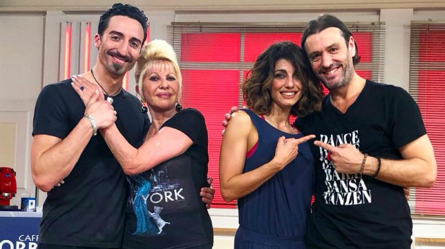 Ballando con le stelle 2018 nona puntata ballerini per una notte Ivana Trump Rossano Rubicondi