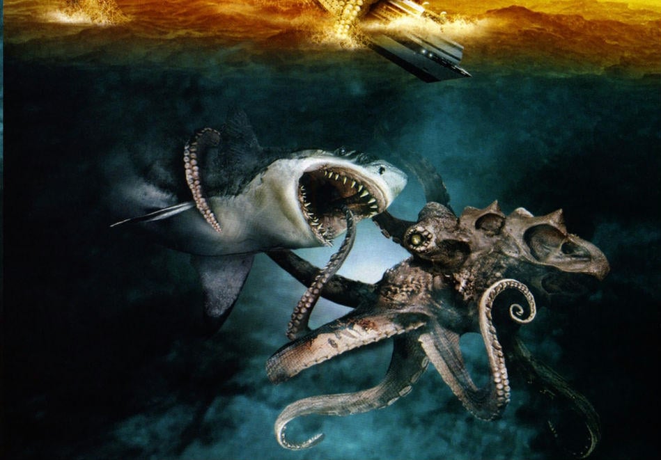 Mega Shark vs Giant Octopus: il film catastrofico stasera su Cielo alle 21:15