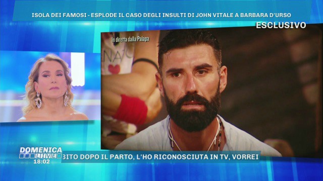 Isola dei Famosi, John Vitale si ritira dopo le offese alla D’Urso che replica: “Ci rivedremo in tribunale”