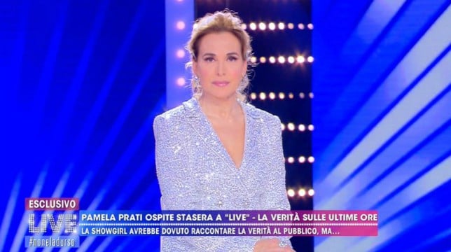 Live – Non è la D’Urso, Pamela Prati non si presenta all’ultimo minuto: Barbara svela la verità