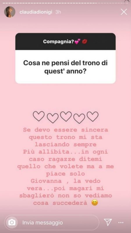 Galleria foto 'Uomini e Donne, Claudia Dionigi sui nuovi tronisti: “Sono allibita”' - foto 1