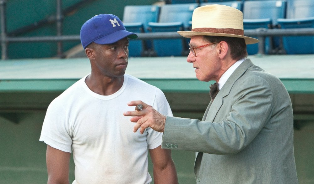42: il film con Harrison Ford e Chadwick Boseman stasera su Iris