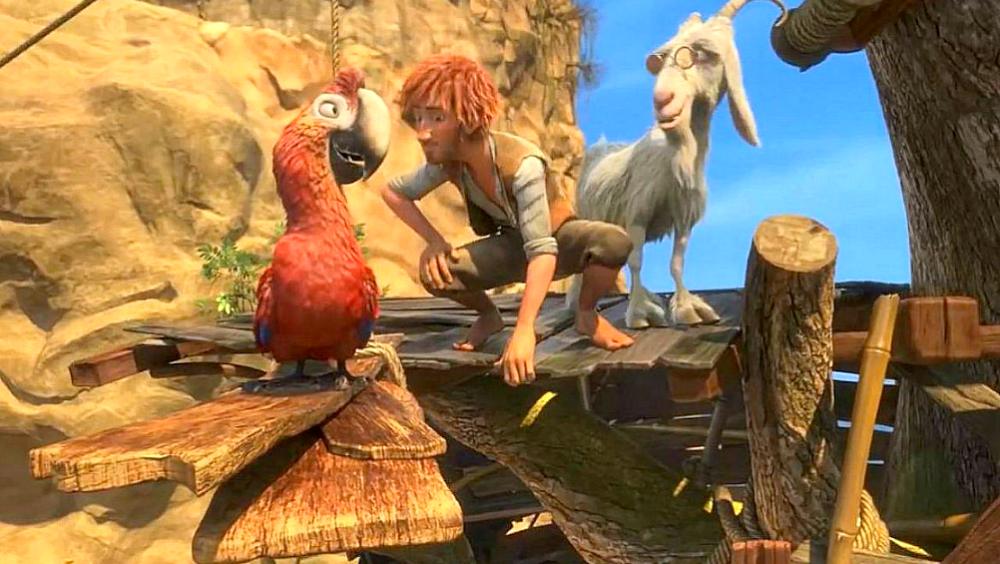 Robinson Crusoe: il film di animazione stasera su Italia 1