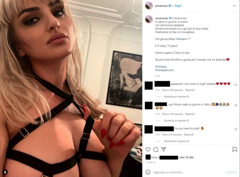 Galleria foto 'Arisa continua a provocare sui Social: nuova foto hot in lingerie' - foto 2