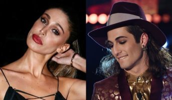 Belen Rodriguez Damiano Maneskin flirt Belen Rodriguez Damiano Maneskin flirt
