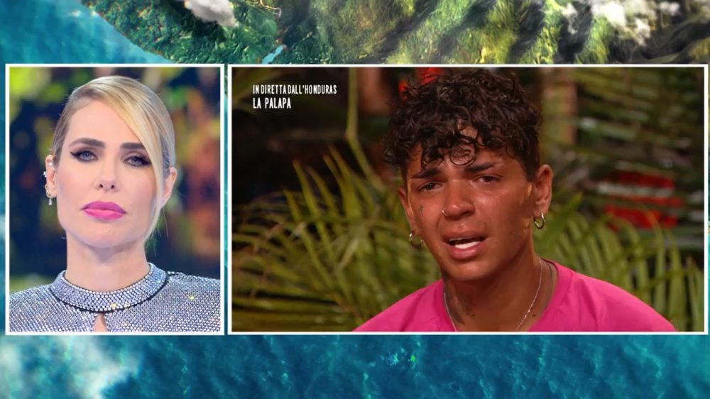 Isola dei Famosi, Blind crolla in diretta, Clemente Russo interviene (a sproposito)