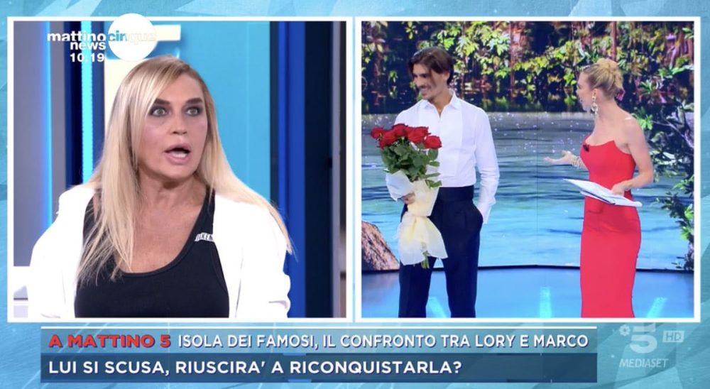 Lory Del Santo furiosa a Mattino Cinque, è scontro con Patrizia Groppelli