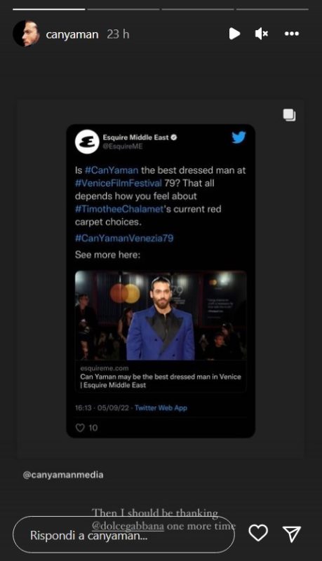 Galleria foto 'Can Yaman, miglior look sul red carpet di Venezia 79? Ecco chi lo mette sul podio!' - foto 1