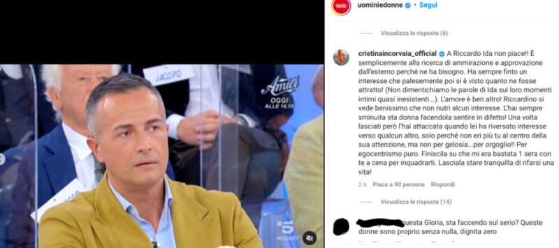 Galleria foto 'Uomini e Donne, ex dama spiffera tutto: “A Riccardo non piace Ida, è da sempre finto perché…”' - foto 1