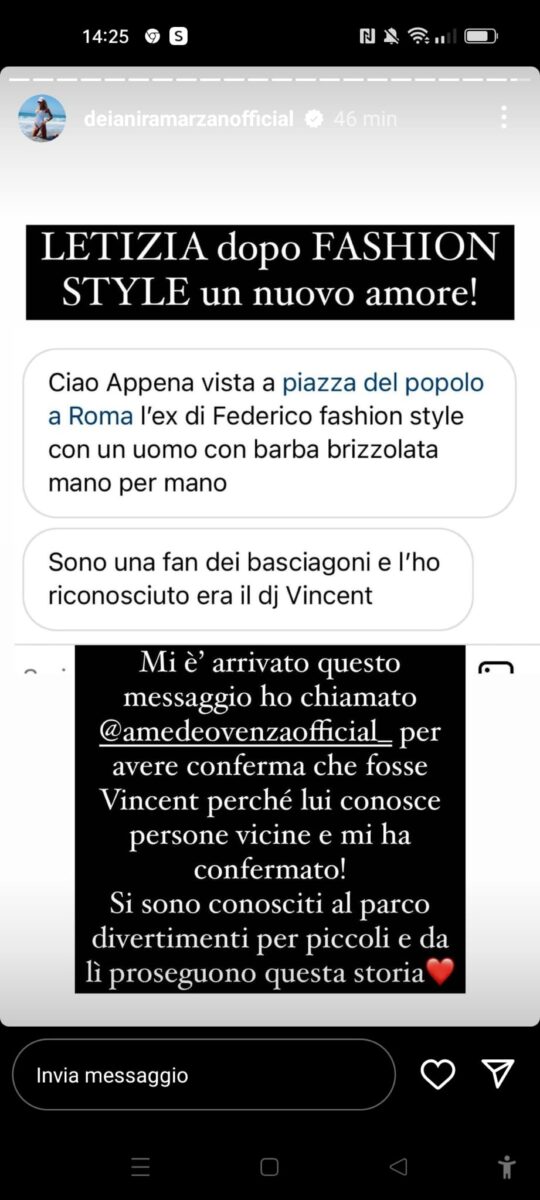 Federico Fashion Style ex moglie Letizia Porcu