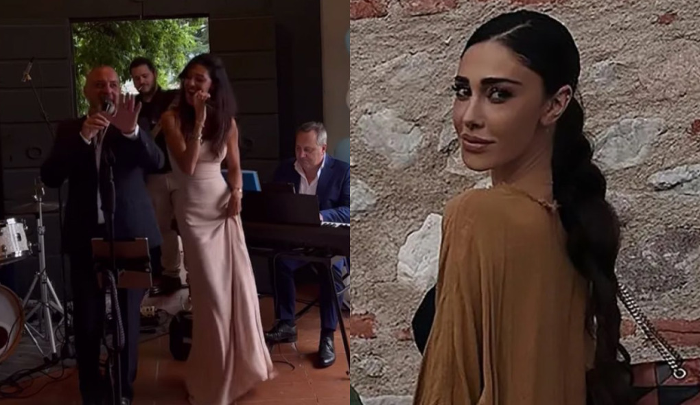 Belen Rodriguez scatenata alla festa dell’amica (famosa) di Elio Lorenzoni: il video infiamma il web