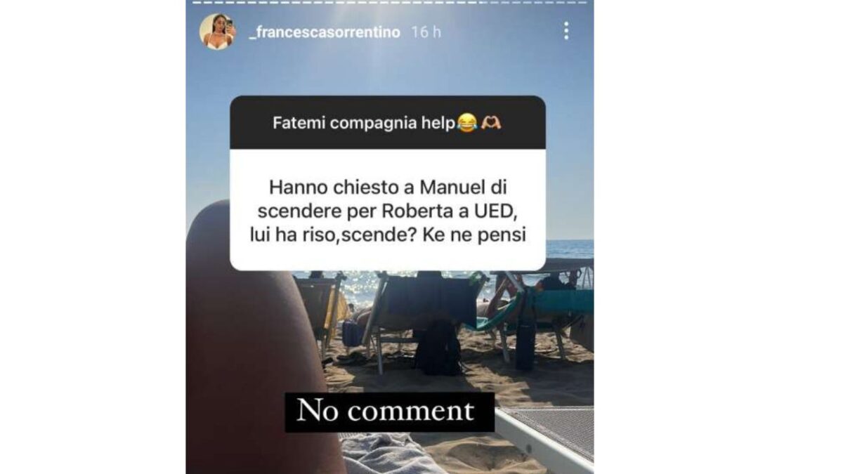 Galleria foto 'Temptation Island, Francesca non se l’aspettava: l’ex insieme ad una dama del trono Over' - foto 1