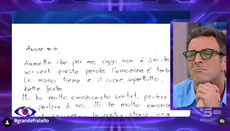 Grande Fratello, Stefano Miele riceve una lettera dal suo fidanzato: “Sei la cosa più preziosa che ho”