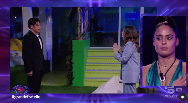 Grande Fratello, Alessio chiarisce in diretta con Loana Vatiero: ma le parole non convincono la sorella di Perla