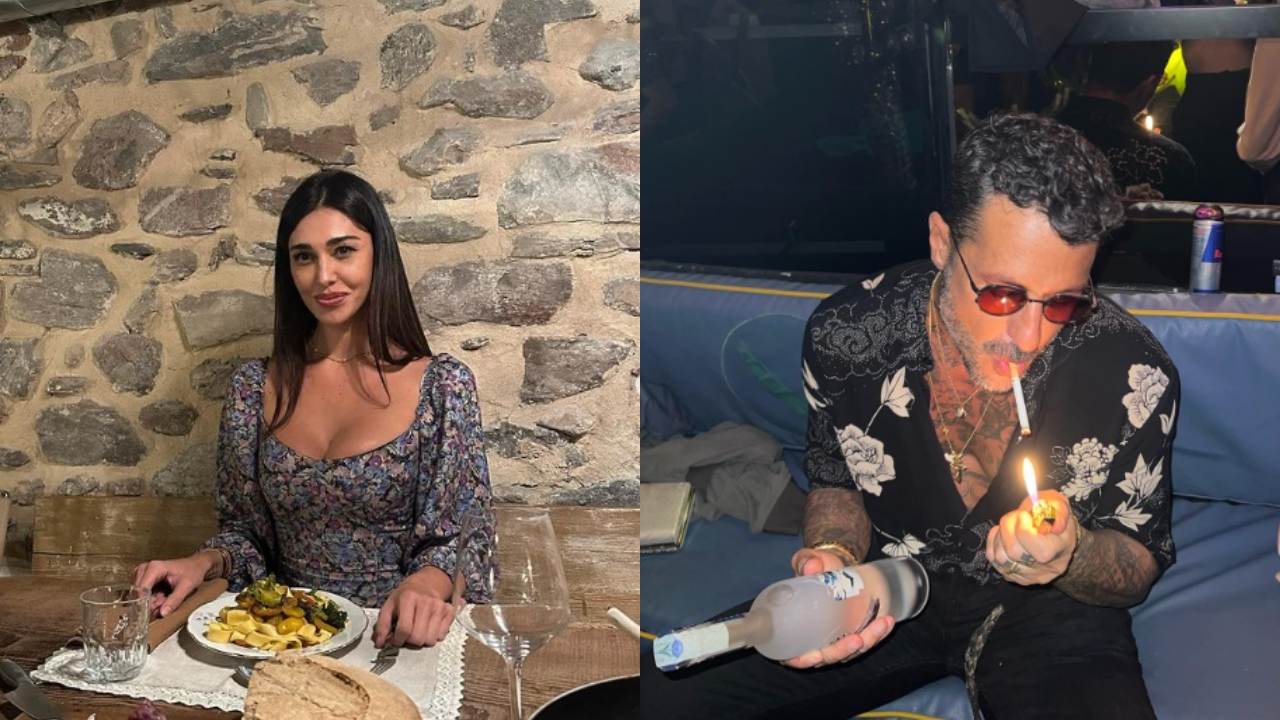 Belen Rodriguez, lite furibonda al ristorante con Fabrizio Corona