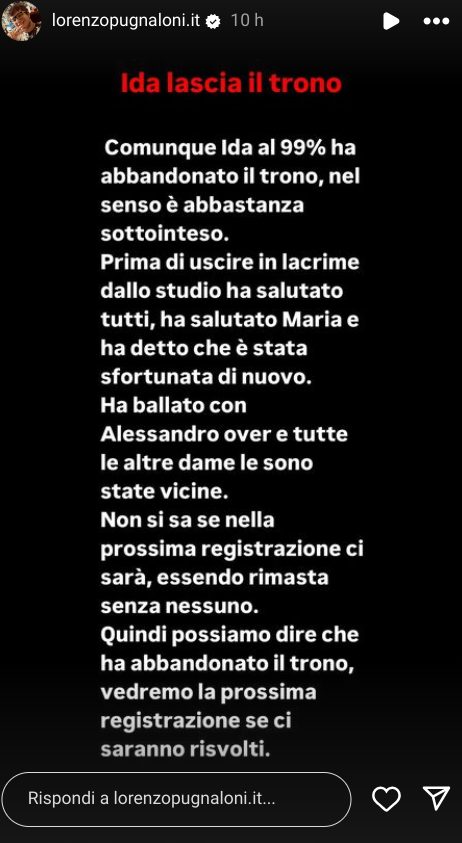 Galleria foto 'Uomini e Donne, anticipazioni: Ida ha abbandonato il trono (forse)' - foto 1