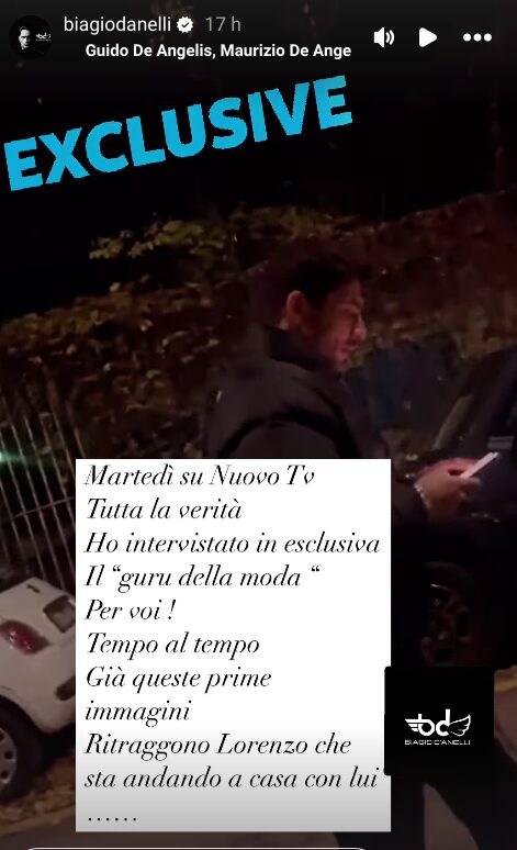 Grande Fratello, Biagio D’Anelli smaschera Lorenzo Spolverato? Trapela il video con il guru della moda Grande Fratello, Biagio D’Anelli smaschera Lorenzo Spolverato? Trapela il video con il guru della moda