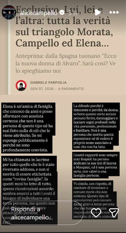Alvaro Morata ha tradito la moglie con Elena Sirigu? Alice Campello sbotta sui social e rivela che…