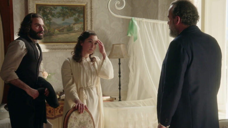 La Promessa Anticipazioni 9 febbraio 2026: Alonso sorprende Adriano con Catalina!